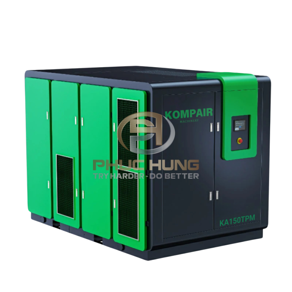 Máy Nén Khí KOMPAIR có dầu 2 cấp nén-INVERTER
