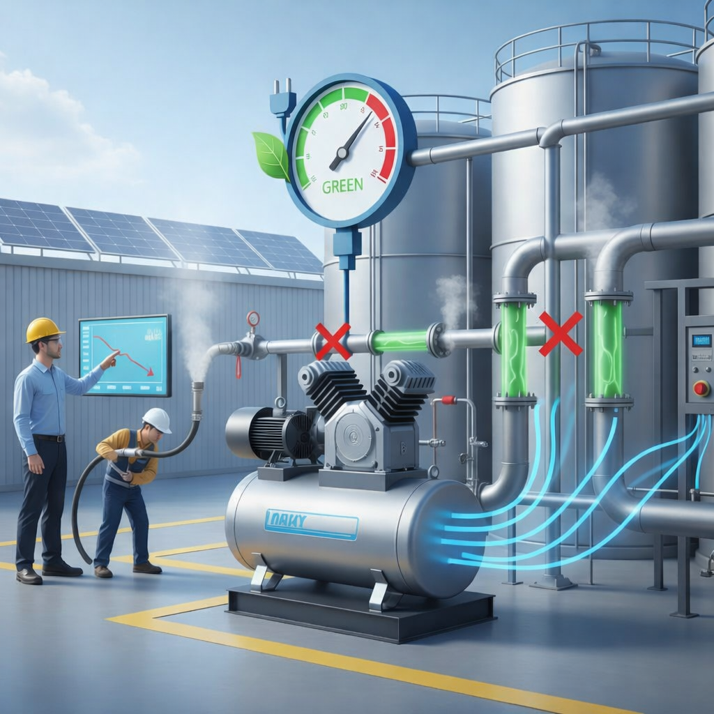 Cách Giảm Hao Phí Điện Năng Khi Vận Hành Máy Nén Khí