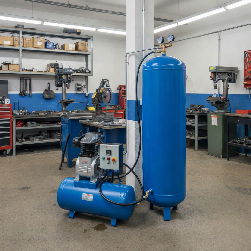 Máy Nén Khí Công Nghiệp Cho Xưởng Sản Xuất Nhỏ