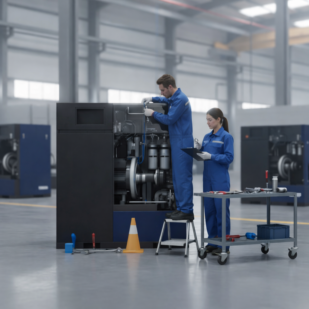 Máy nén khí Làm sao để giảm chi phí vận hành