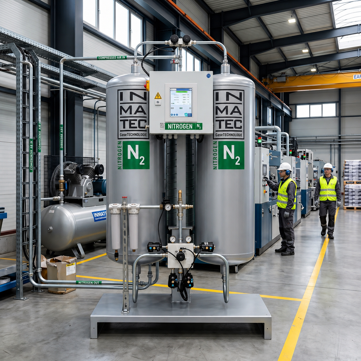 Máy tạo khí nitơ hoạt động thế nào