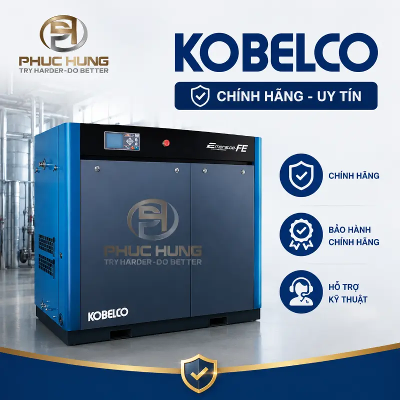 Mua Máy Nén Khí Kobelco Chính Hãng Ở Đâu Uy Tín