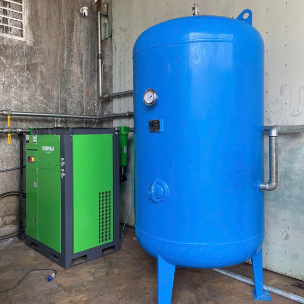 Hoàn Thiện Lắp Đặt Hệ Thống Máy Nén Khí Kompair Machinery - Phục Hưng