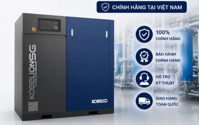 Mua Máy Nén Khí Kobelco Chính Hãng Tại Việt Nam